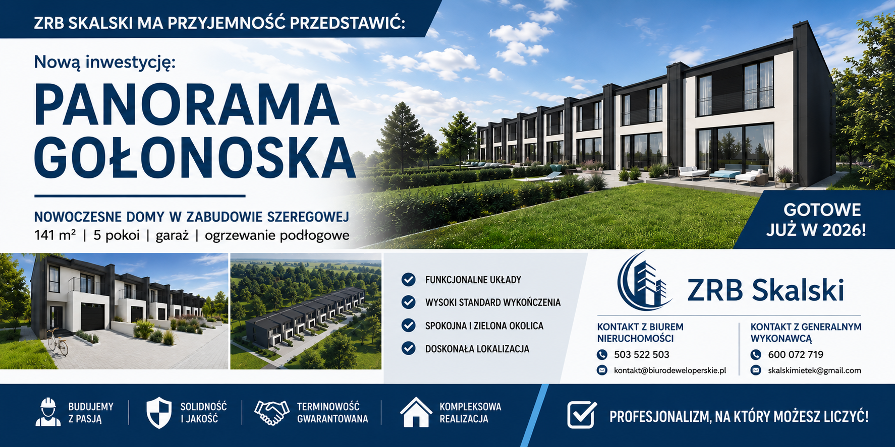 Baner inwestycji Panorama Gołonoska