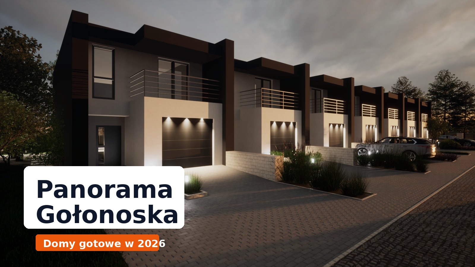 Nowoczesna wizualizacja inwestycji Panorama Gołonoska